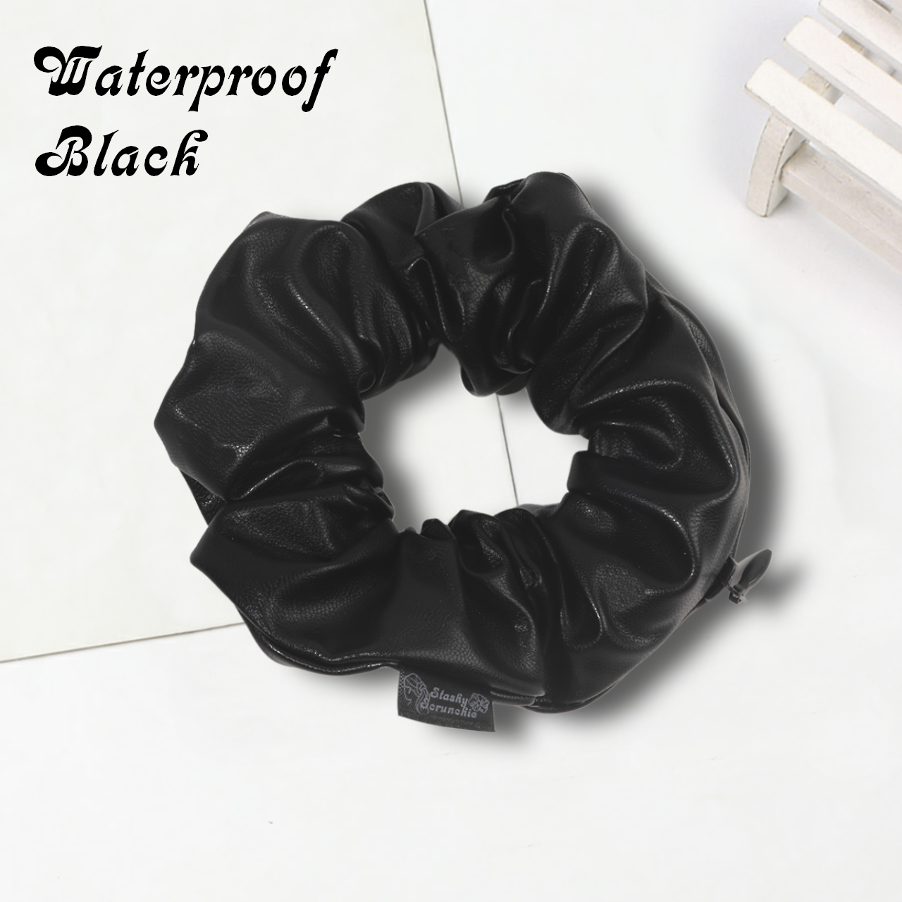 Stashy Scrunchie - Waterproof Black