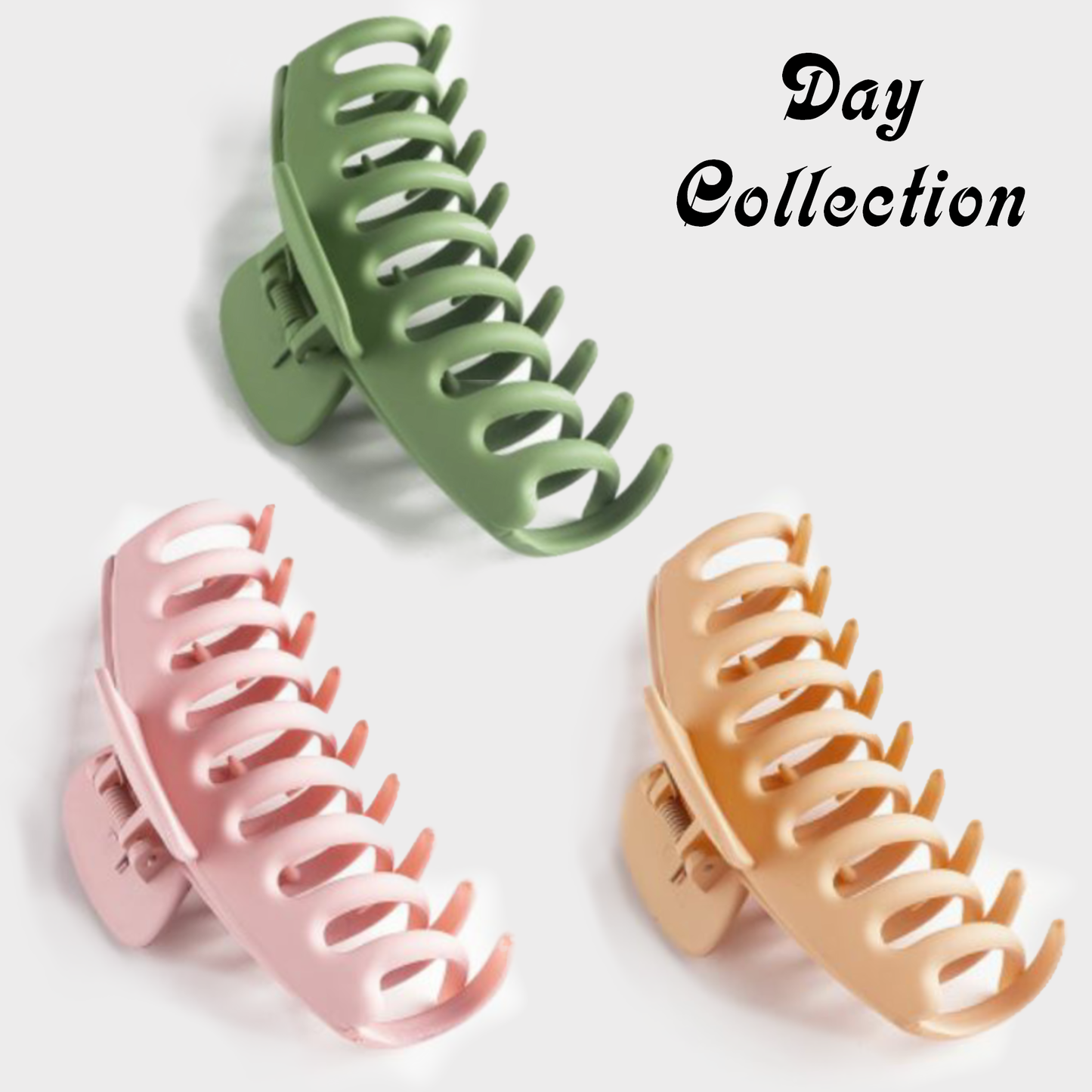 Matte Hair Claws - Day Collection (set of 3)