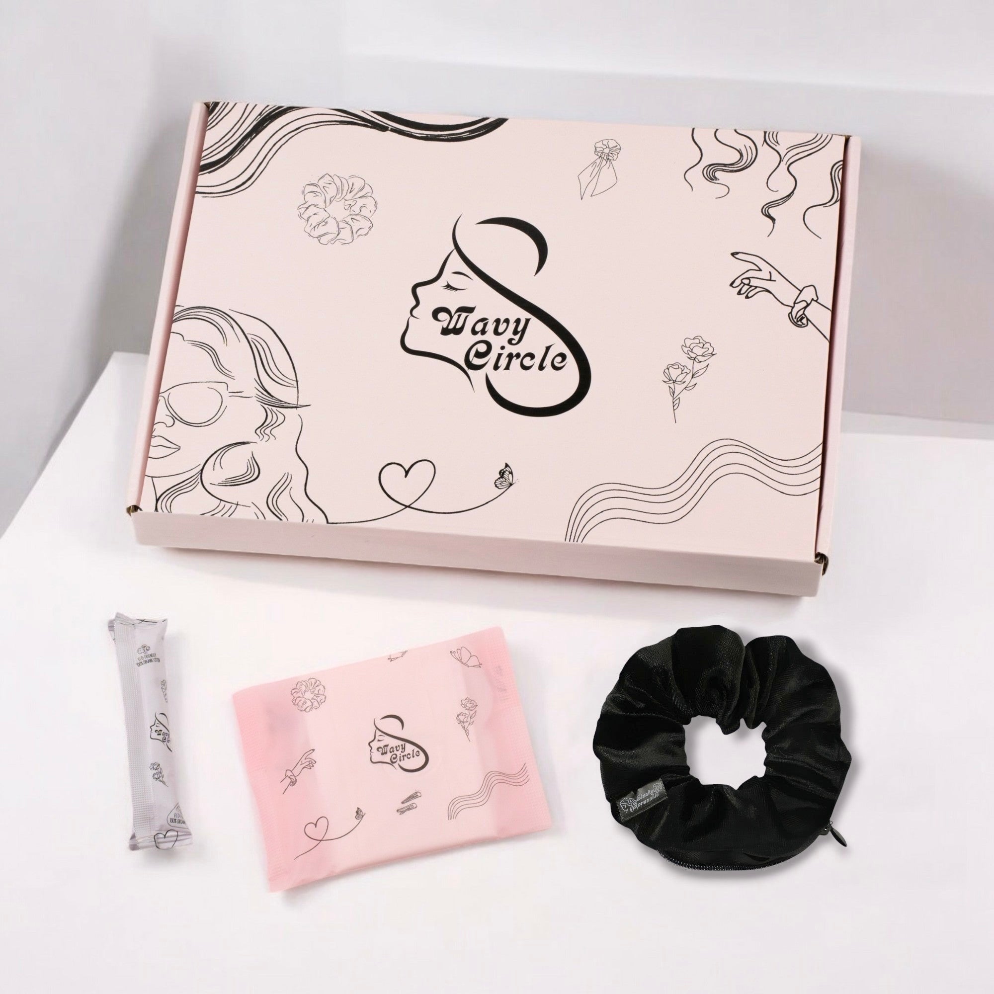 Period Care Box – Wavy Circle