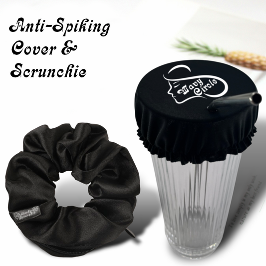 Anti Spiking Cover & Stashy Scrunchie