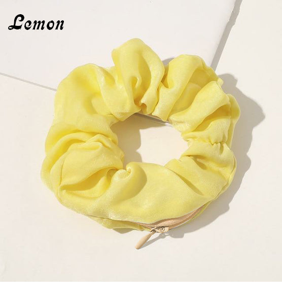 Stashy Scrunchie - Lemon