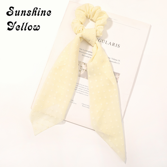 Scarf Scrunchie - Sunshine Yellow